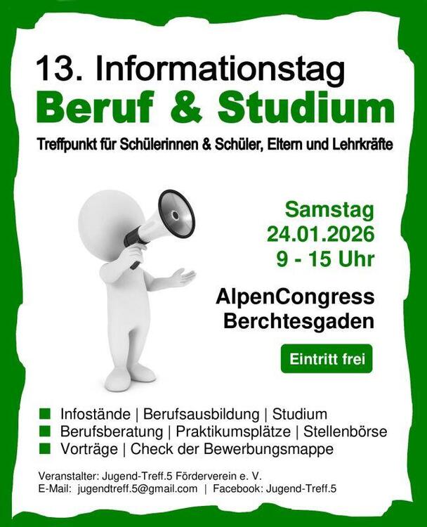 13. Informationstag Beruf & Studium